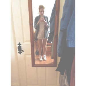 White Playsuit - Pennys White Hi - Tops - Pennys Grey Knitted Cardigan